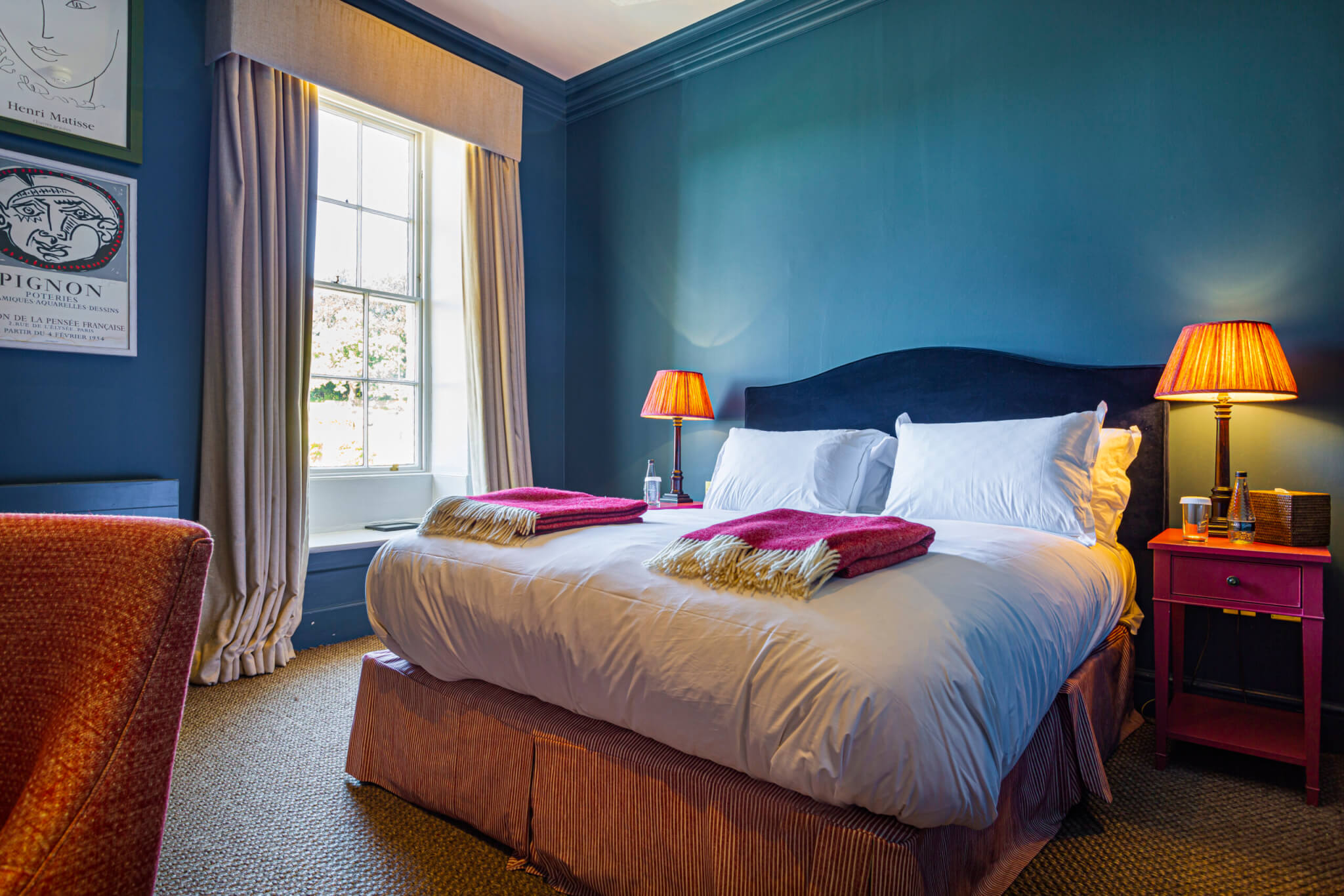 Talbot Hotel Malton Classic Double Room Bedroom scaled