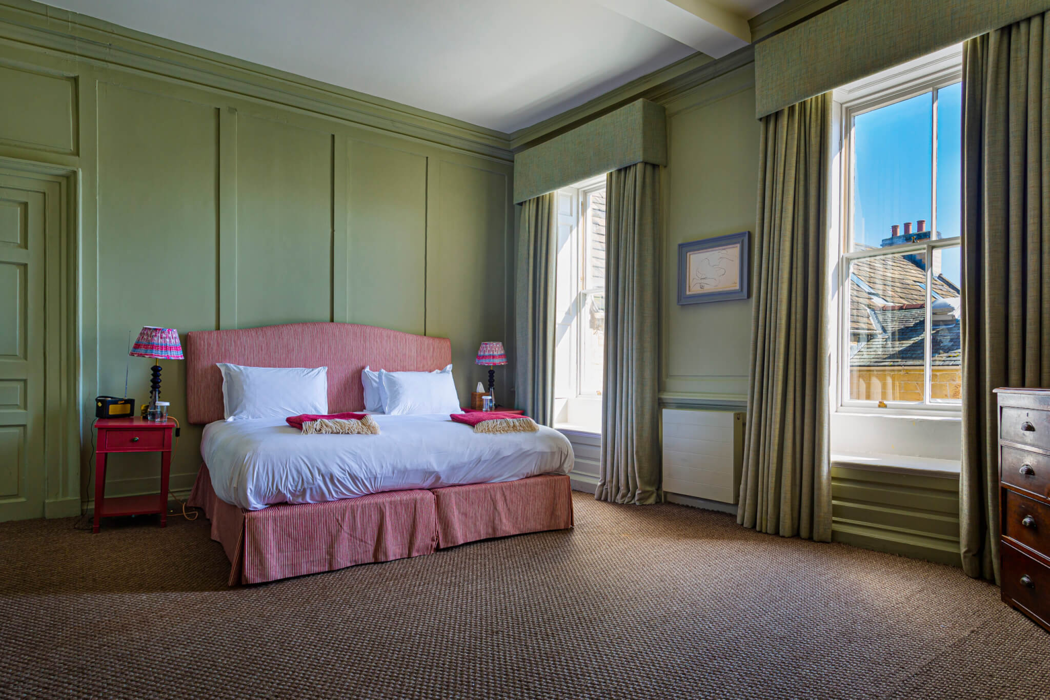 Talbot Hotel Malton Deluxe Double Room Bedroom Space scaled