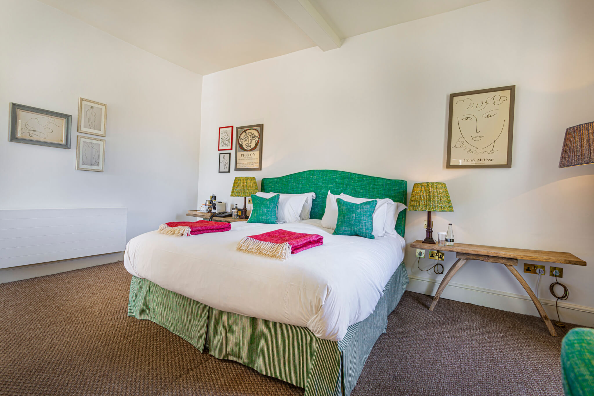 Talbot Hotel Malton Deluxe Double Room Bedroom scaled